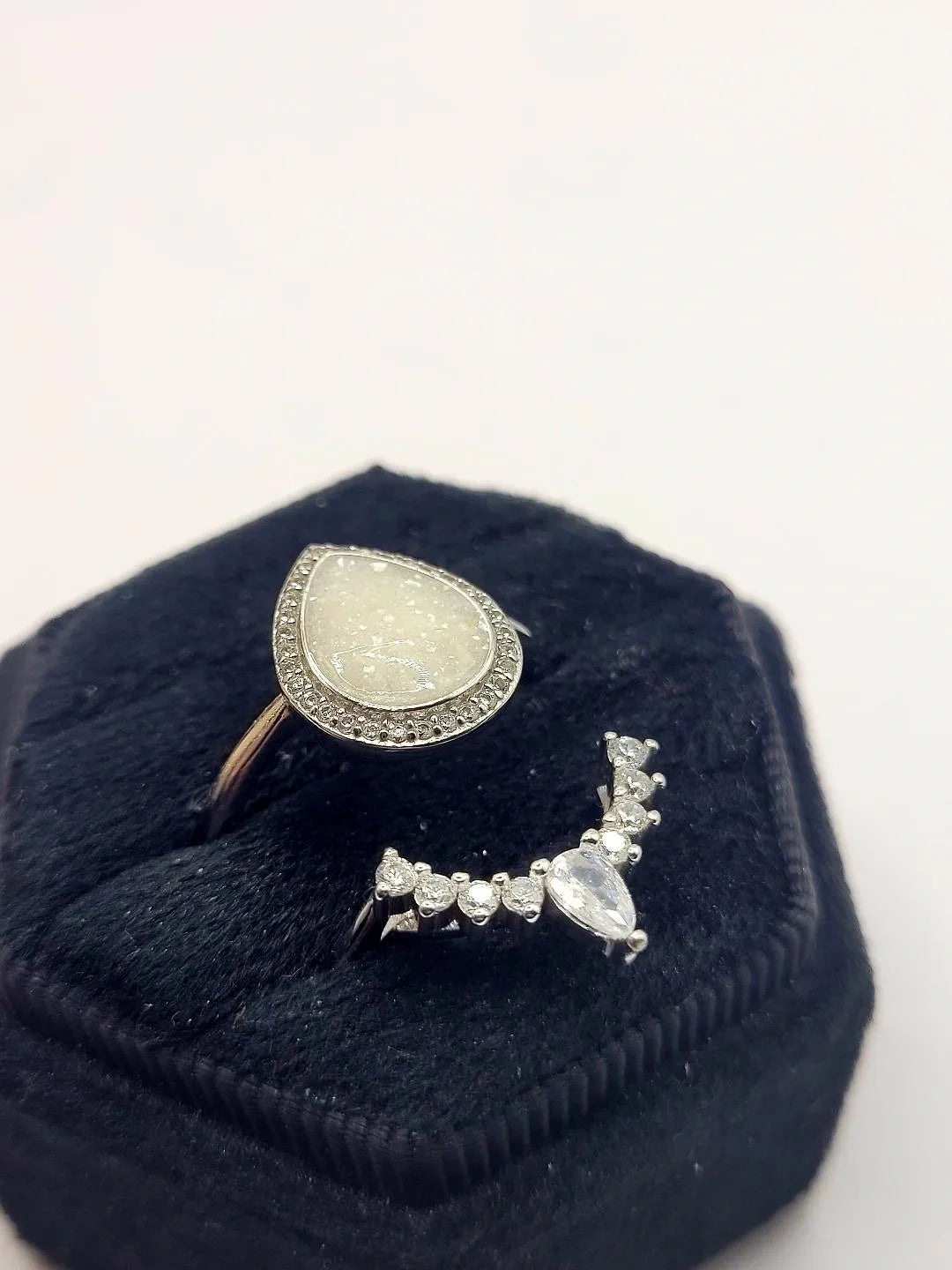 Honeysuckle With Round CZ Band