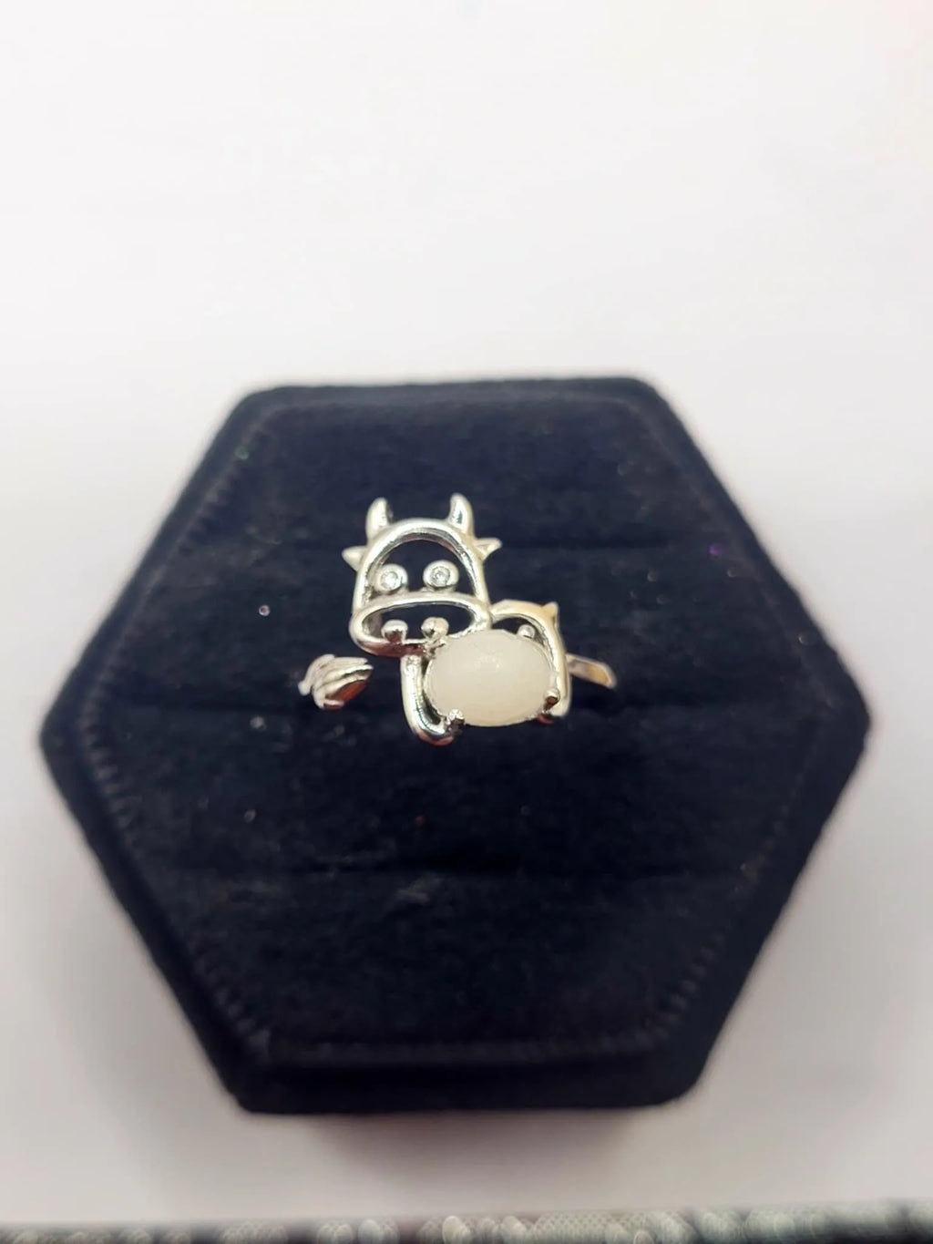 Cow Ring & Necklace Set