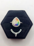 Honeysuckle With Round CZ Band
