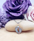 Tiny Feet Necklace