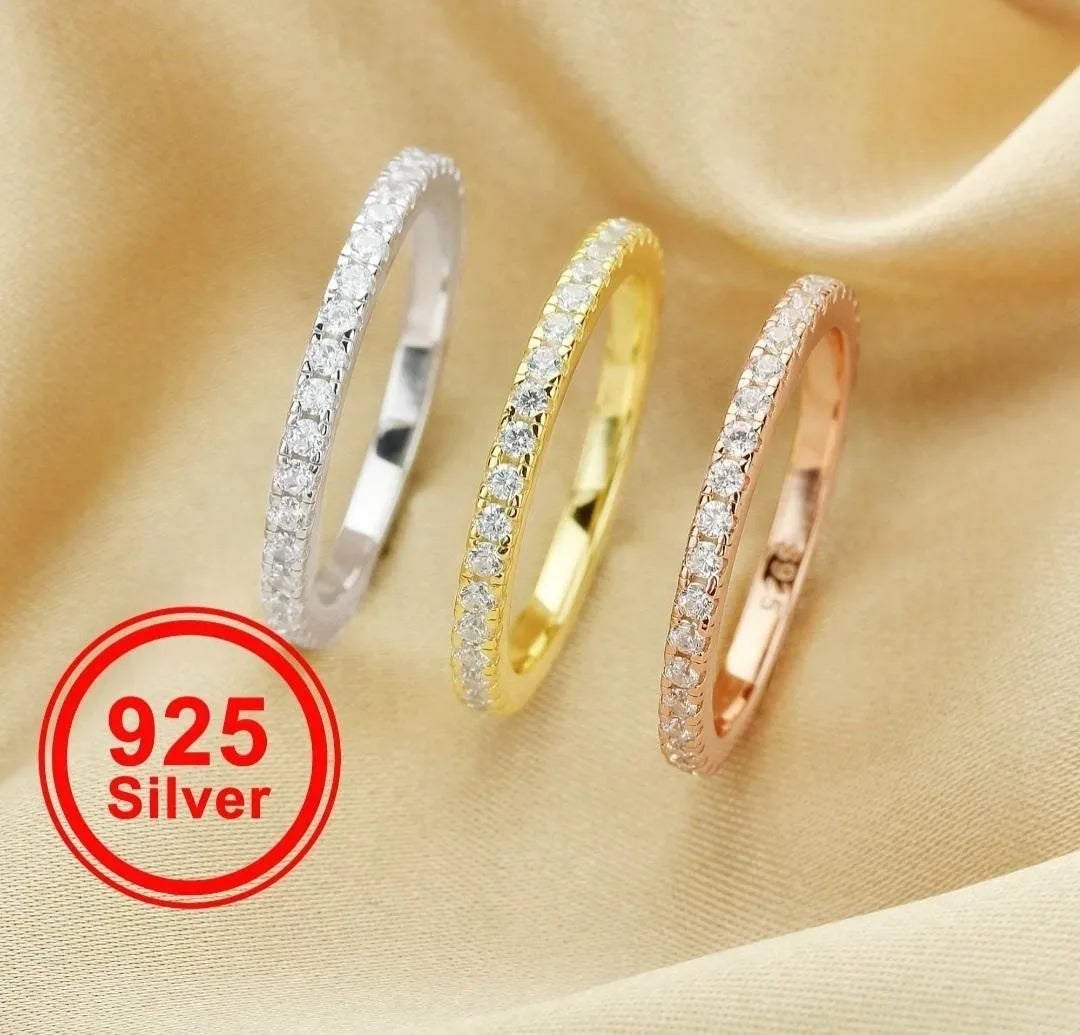 Straight Full Band Stacking Ring